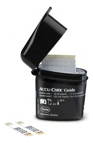 Tiras Guide Accu-chek Con 50 Und Para Testes De Glicemia