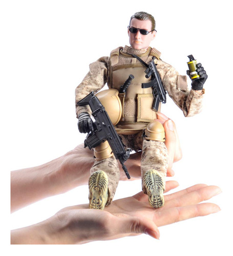 Figuras Soldados Fuerzas Especiales 12 PuLG Navidad 2