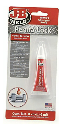 J-b Weld 27106spa Fijador De Roscas Rojo 6ml