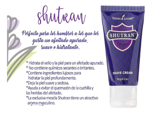 Crema Para Afeitar Shutran Young Living Shave Cream