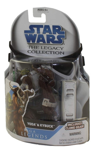 Hasbro Star Wars Legacy Collection Yoda & Kybuck Figura De .