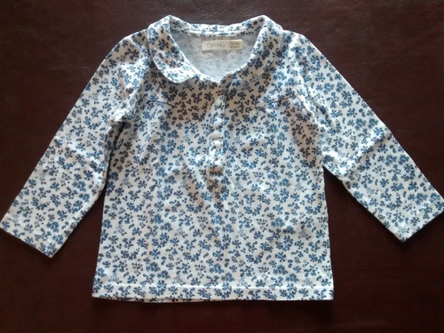 Remera Ml Botones Beba Sfera 12-18m Importada Preciosa!