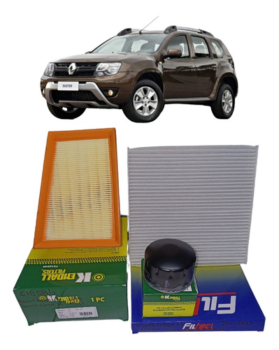 Kit De Filtros Renault Duster 1.6 2012 - 2019 