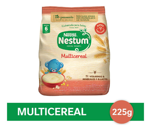 Nestum Multicereal Nestle +6 Meses 225g