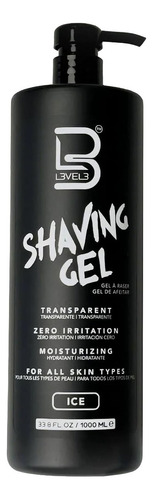 Gel De Afeitar Ice Level 3 1000ml Hidratante Y No Irritante