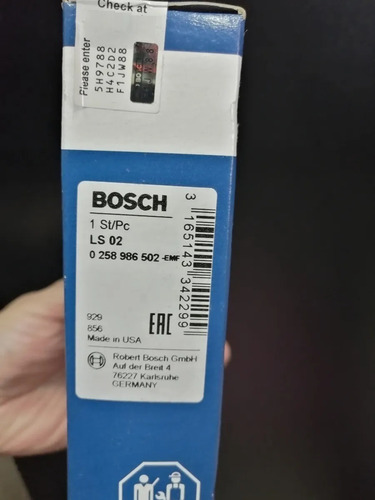 Sensor De Oxigeno Subaru - 3 Vías - Bosch