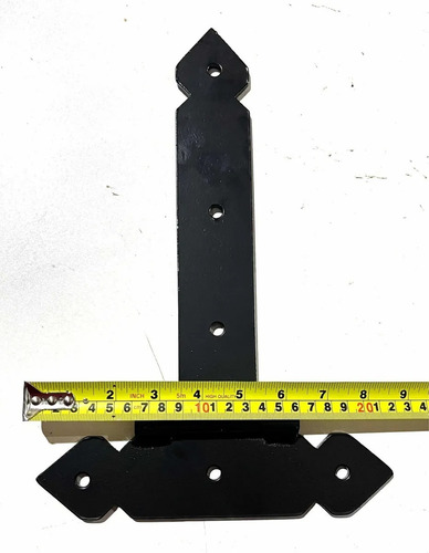 Imagen 4 de 6 de Bisagras Alcayata Para Portón En T 10x8 Pulgadas / Irmisb