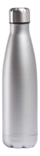 Botella Agua Deportiva Acero Inoxidable 750 Ml Hermetica Plateado