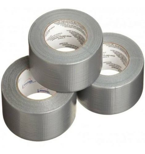 Cinta Gris Ducto 48mm X 50m Uso Industrial 3pz Msi