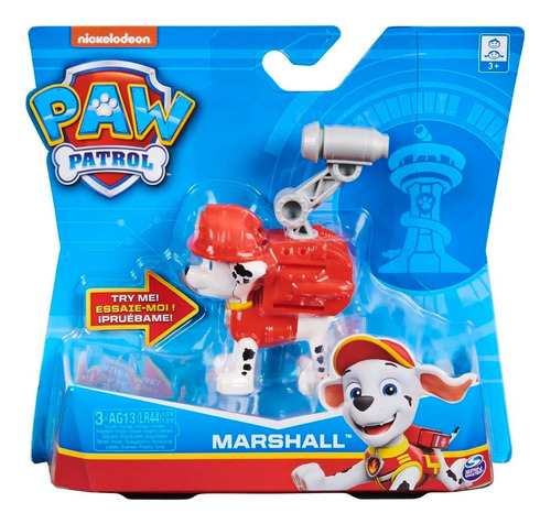 Figura Patrulla Canina C/placa - Personajes Paw Patrol - Vaj