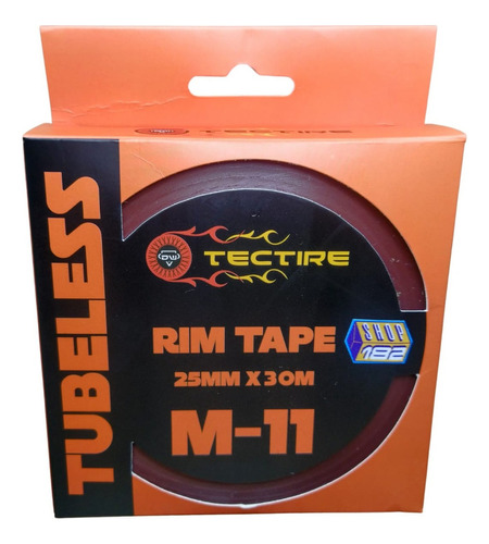 Fita De Aro Tubeless Tectire Rim Tape 25mm X 30 Metros Mtb