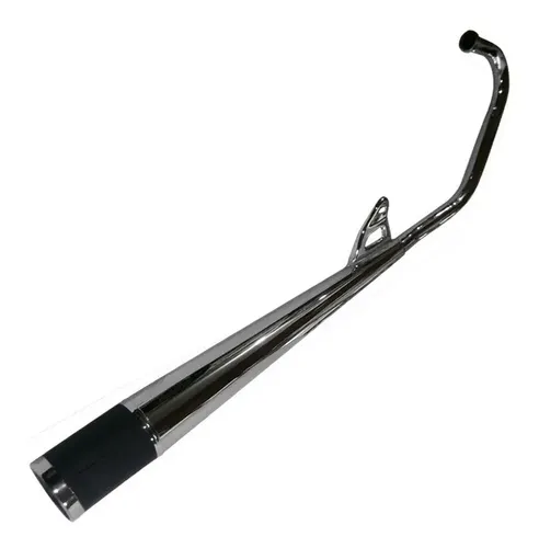 Tubo Escape Moto Ajustable - Acero Inoxidable, 6x28 Cm, Para Scooter, Motocross