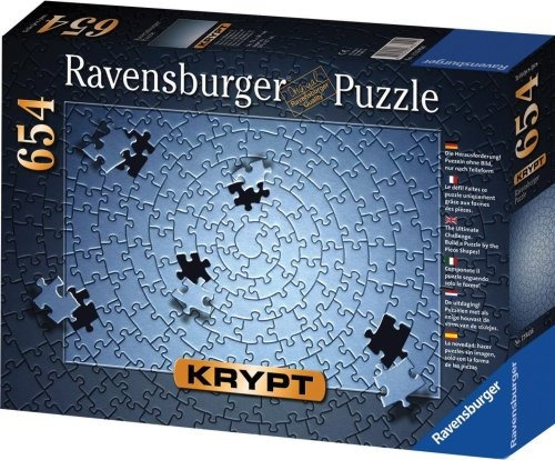 Ravensburger Krypt Silver 654 Piezas Desafío De Rompecabezas