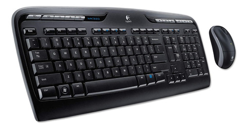 Logitech Mk320 Combo De Teclado Y Mouse Inalámbrico (negro)