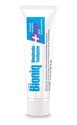 Bioniq Plus Pasta De Dientes Biomimetica Con 20 Por Ciento D