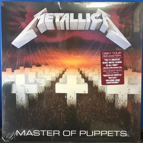 Vinilo Metallica Master Of Puppets Nuevo Sellado