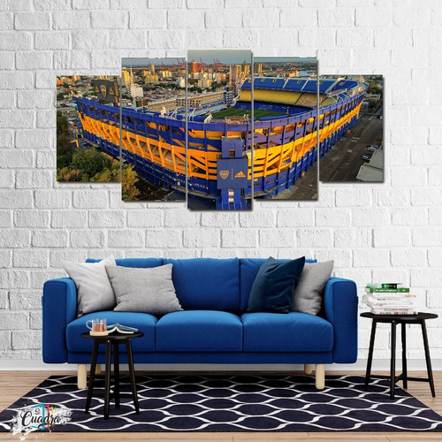 Cuadro Bombonera Boca Juniors Decorativo Moderno Futbol