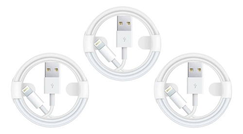 Pack 3 Cable Compatible Con Todo iPhone