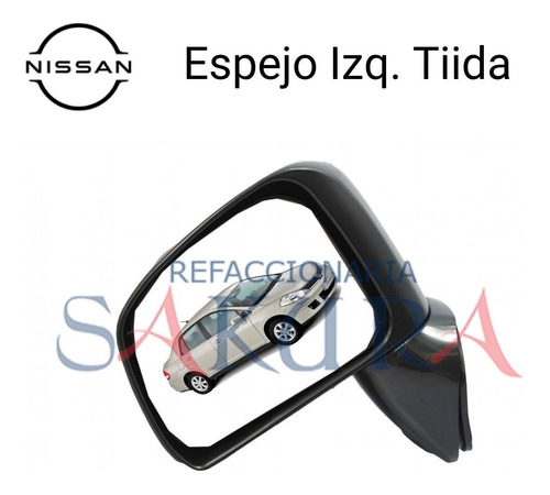 Retrovisor Izquierdo Manual Tiida Sedan 2012