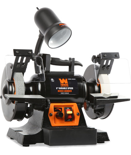 Wen Bg625v Amoladora De Banco De Velocidad Variable De 2,5 A
