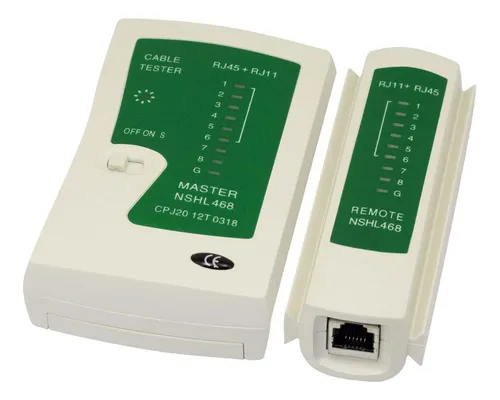 Testeador Para Cable De Red Rj45 Nshl-468 Mihaba