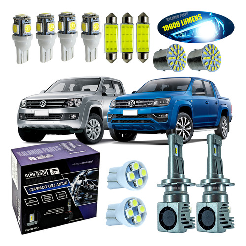 Luz Alto Vw Amarok V6 225cv Extreme Trend Ultra Led Compact