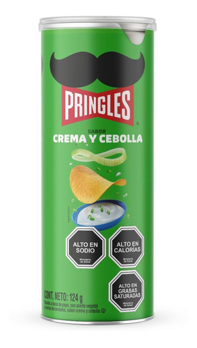 Papas Fritas Pringles Crema Y Cebolla