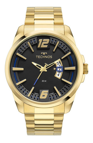 Relógio Masculino Technos Racer Dourado