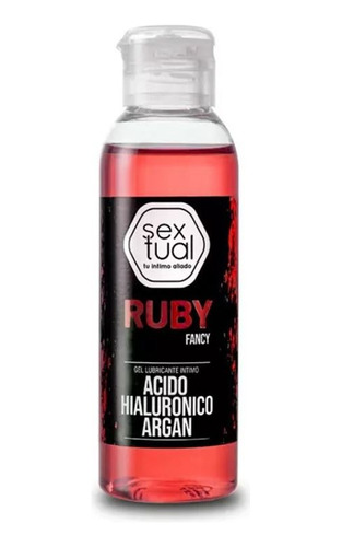 Gel Lubricante Intimo Ruby Sextual Variedades 80 Ml