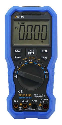 Multímetro Tester Digital+registrador Owon  Bluetooth Ow18b