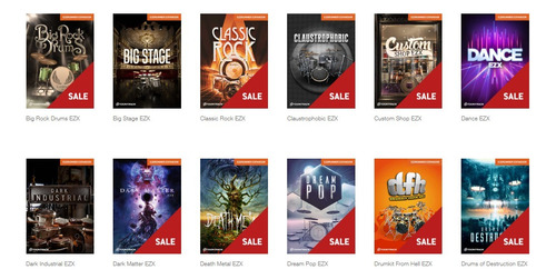 Toontrack Ezdrummer 3 - Full Expansões + Midi Parks