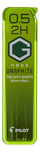 Mechanical Pencil Mina Neox Grafito 0.5 Mm, 2h, 40 Mina...