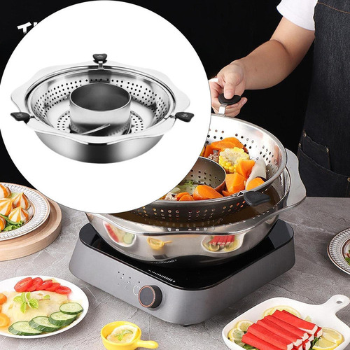 . Conjunto De Panela De Sopa Chinesa Para 30cm Sem Socos
