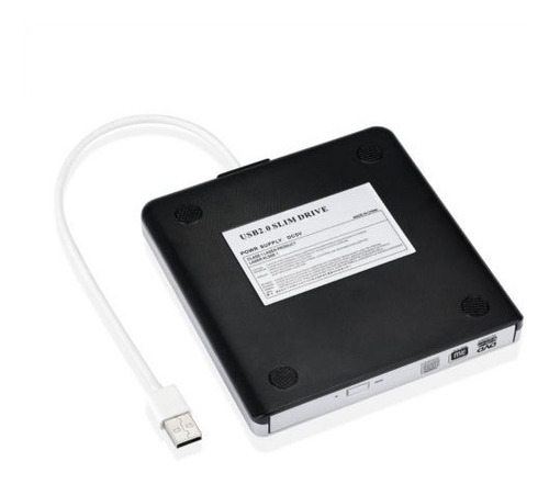 Imagen 4 de 5 de Universal Externo Usb Dvd Rw Cd Escritor Quemador Lector Rep