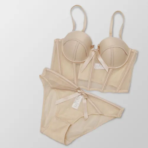 Conjuntos Ropa Interior Mujer Push Up Con Encaje Ma