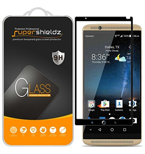 2pack Supershieldz Para Zte Axon 7 Protector De Pantalla De