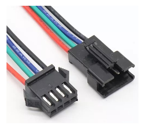 Conector Rgb 4 Pin C/ Cable 