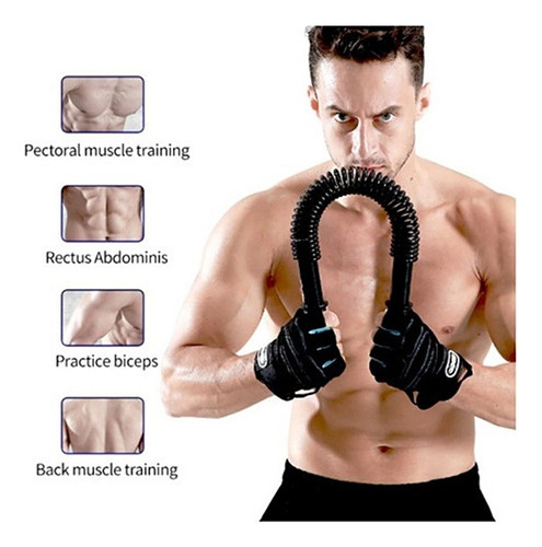 Barra Torsión Power Twister Ejercicio Brazo Deporte Fit Gym