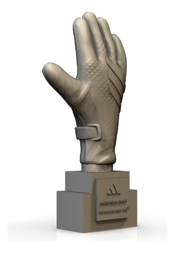 Trofeo Guante De Oro Tamaño Real Impresos En 3d
