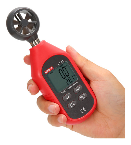 Anemómetro Portátil Ut363 Digital Uni-t Mini De Temperatura