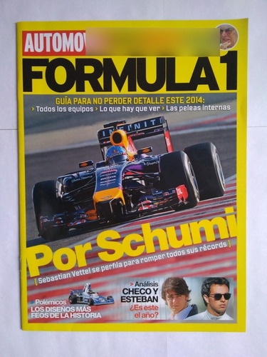 Revista Automóvil Panamericano Gp Formula 1 Especial Ene/14