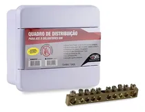 Comprar Quadro Distribuição 8 Disjuntores + Barramento Din Embutir