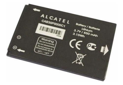Bateria Alcatel Cab30p0000c1 850mah 3.7v Mf100 One Touch 639