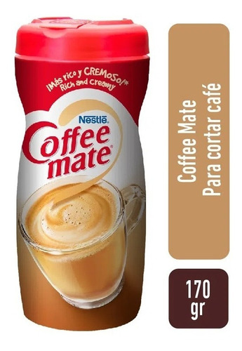 Nestle Coffee Mate Regular 170 Grs Pack 3 Unidades 