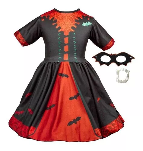 Vestido Fantasia Infantil Vampirinha - Emfantasy