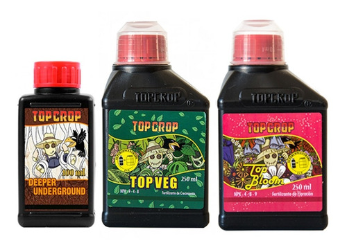 Top Crop Underground 100ml Con Top Crop Veg Bloom 250 Ml