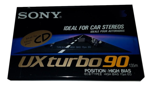 Cassette Sony Ux Turbo 90high Bias Caja Con 10 Unidades
