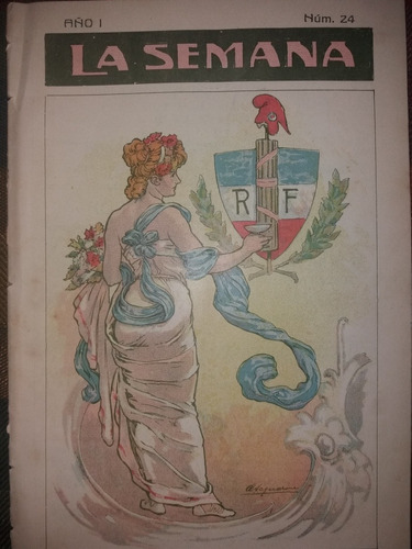 Revista 1909 Toros Visita Escuadra Francesa En Montevideo 