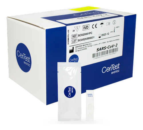 Prueba Certest Para Covid Sars-cov-2 (ag) - Kit Con 20