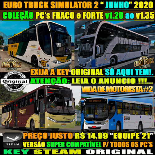 Euro Truck Simulator 2 Brasil 700 Cids Mod Bus C/rodoviárias